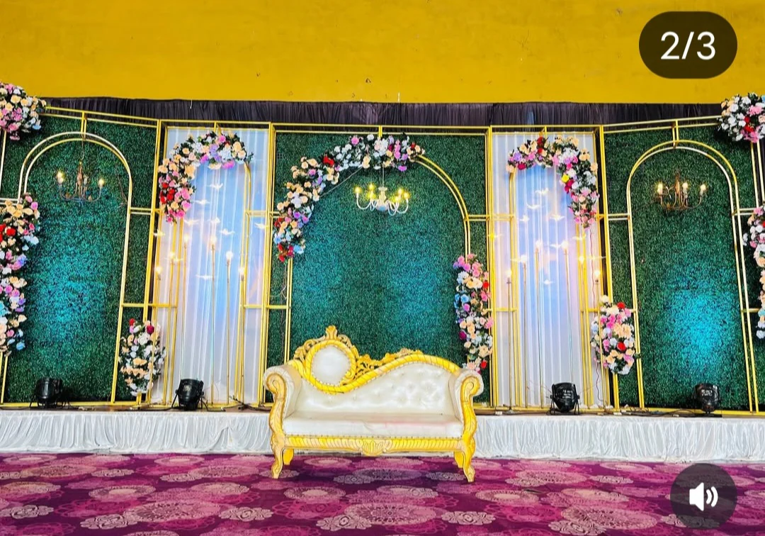 Naming Ceremony balloon backdrop